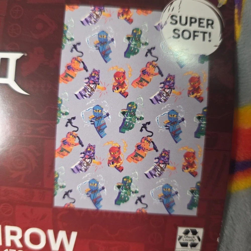 LEGO Ninjago Dragons Rising‎ Plush Throw Blanket 50